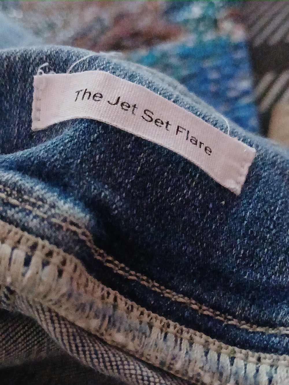 Frame DENIM PULL ON JET SET Flared Jeans - Picture 5 of 6